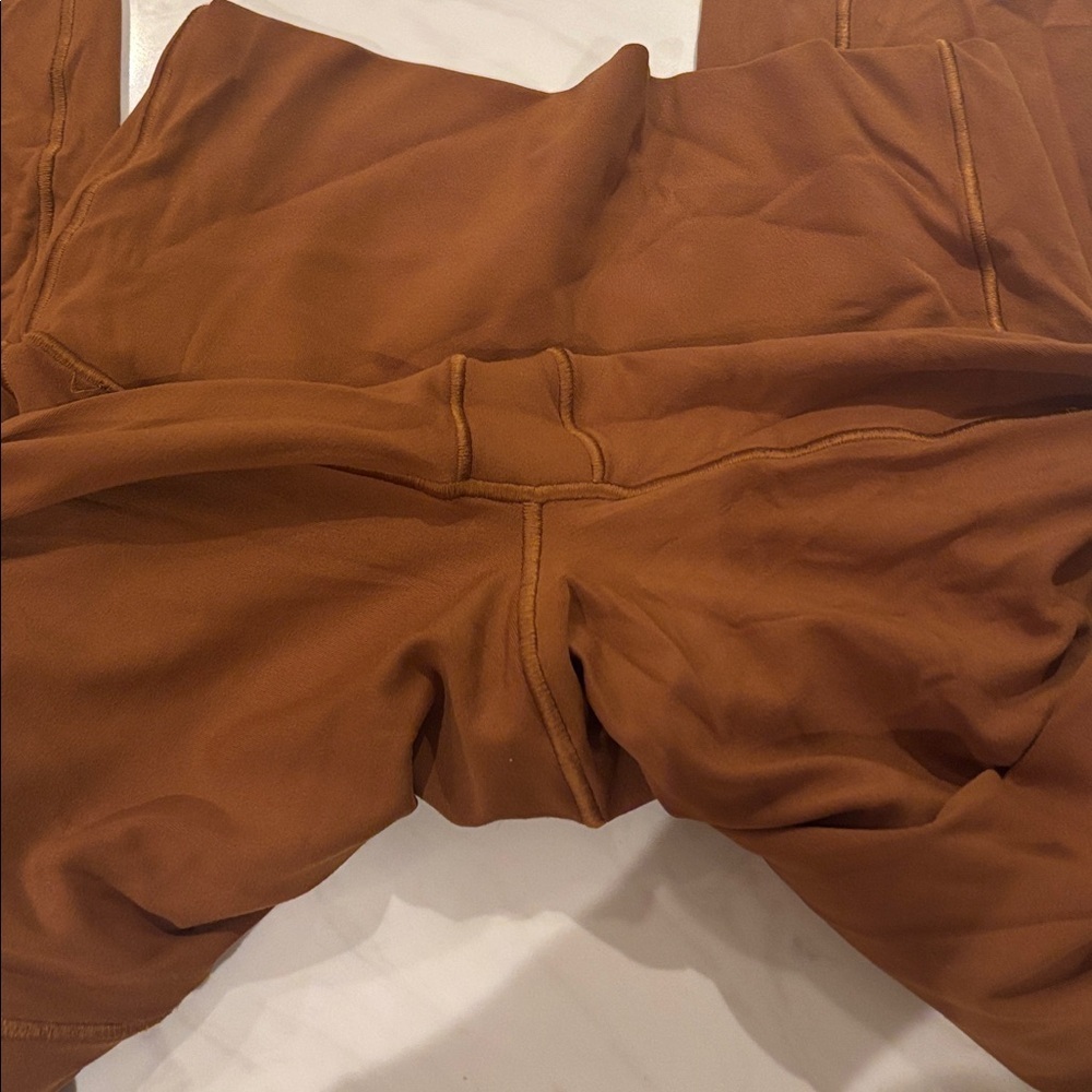 Aerie Real Me 7/8 Copper Brown Leggings - Picture 4 of 4